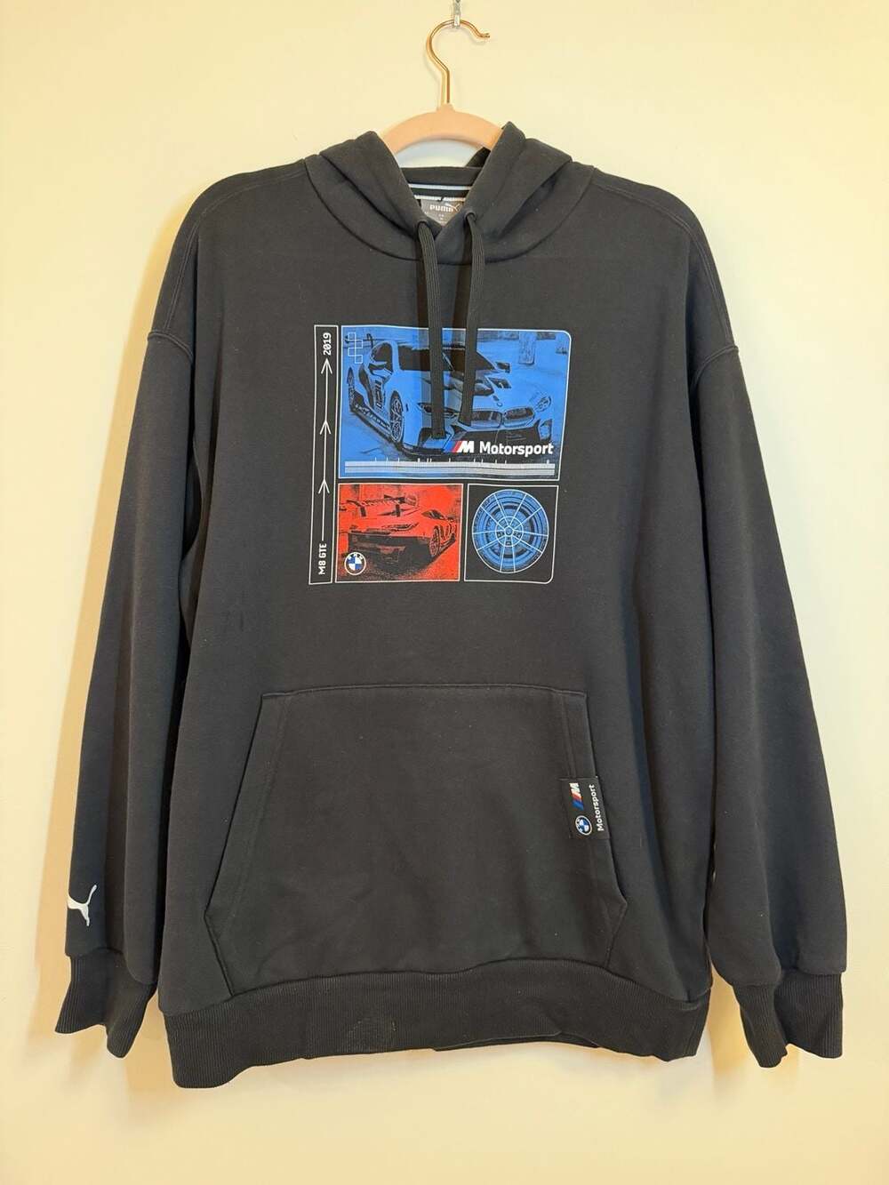 Puma BMW M Motorsport M8 GTE 2019 Graphic Hoodie Size XL